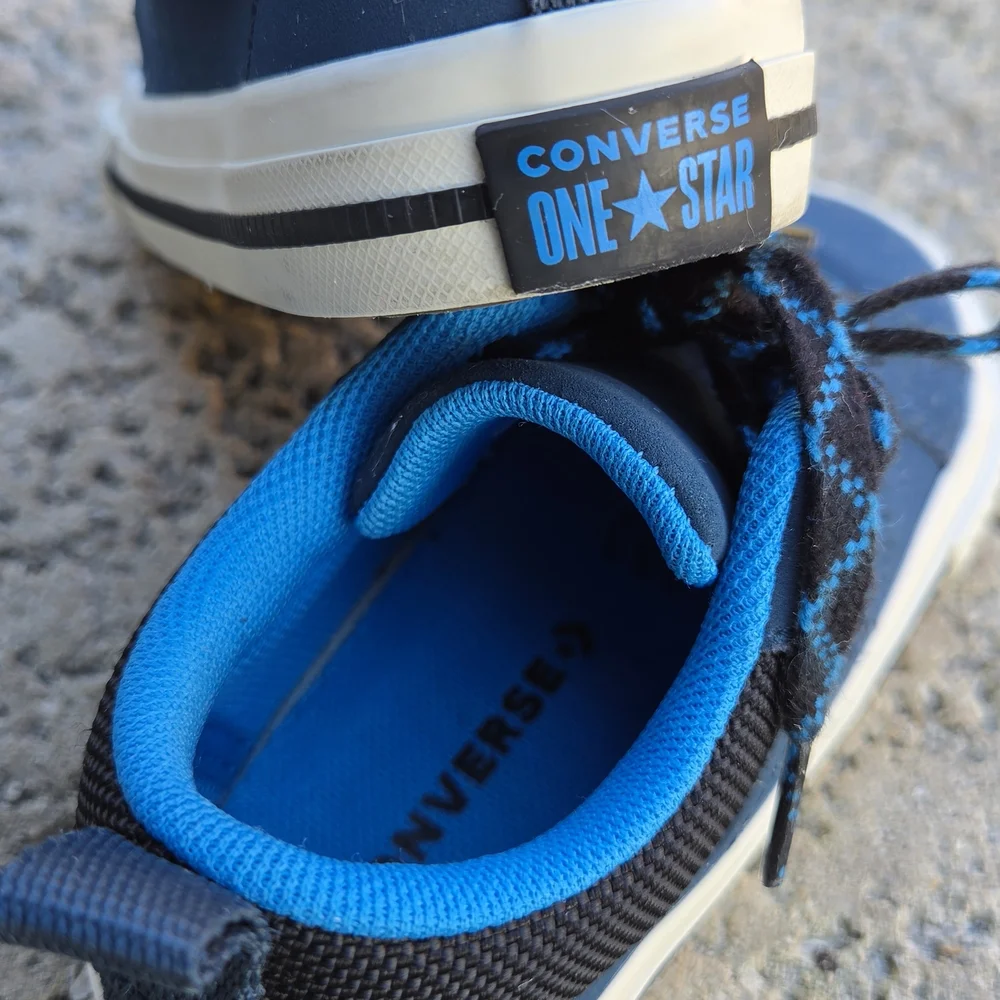 Converse Little Kids One Star Blue & Black Casual Shoes